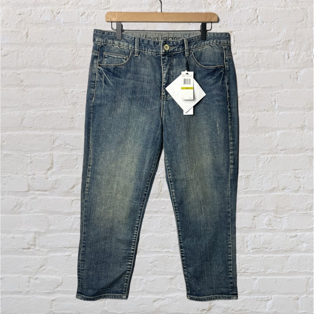 NWTCalvin Klein Shape Cropped Jeans Size 14